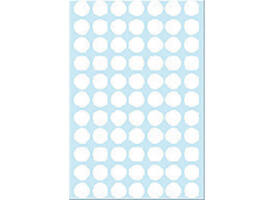 Etiket HERMA 2230 rond 13mm wit 2464 stuks