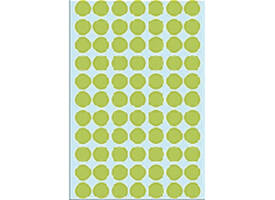 Etiket HERMA 2235 rond 13mm groen 2464 stuks