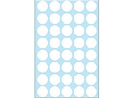 Etiket HERMA 2250 rond 19mm wit 1280 stuks