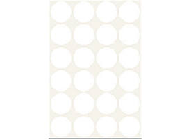 Etiket HERMA 2260 rond 25mm wit 768 stuks
