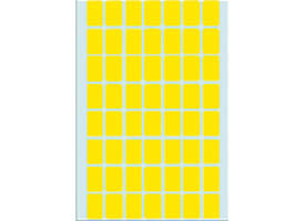 Etiket HERMA 2341 12x18mm geel 1792 stuks