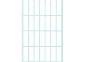 Etiket HERMA 2360 13x40mm wit 896 stuks