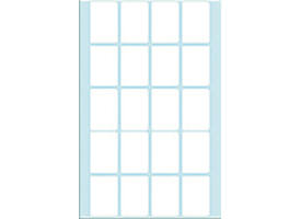 Etiket HERMA 2430 22x32mm wit 640 stuks