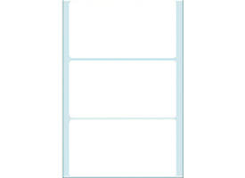 Etiket HERMA 2500 52x100mm wit 96 stuks