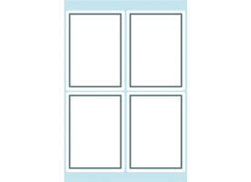 Etiket HERMA 5713 40x55mm schrift grijs kader 24 stuks