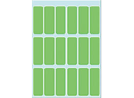 Etiket HERMA 3655 12x34mm groen 90 stuks