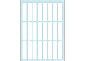 Etiket HERMA 3724 8x36mm wit 168 stuks