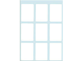 Etiket HERMA 3752 24x35mm wit 63 stuks