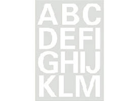 Etiket HERMA 4169 25mm letters A-Z wit