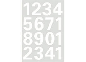 Etiket HERMA 4170 25mm getallen 0-9 wit