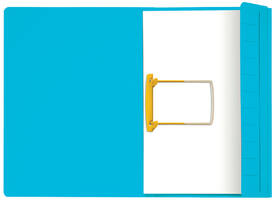 Combimap Secolor folio 1 klep recycled 250gr blauw