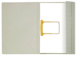 Combimap Secolor folio 1 klep recycled 250gr grijs