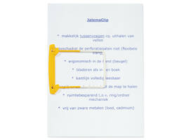 Bundelmechaniek Djois JalemaClip Plus geel 100 stuks
