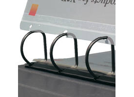 Opbergstrip Djois filestrip A4 295mm  2/4rings transparant 25 stuks