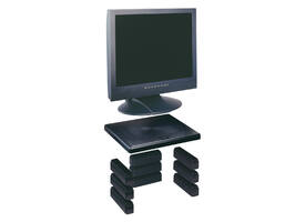 Monitorstandaard Quantore 30kg zwart