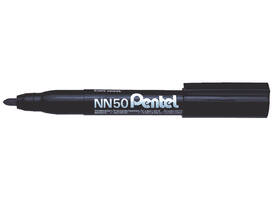 Viltstift Pentel NN50 rond 1.3-3mm zwart