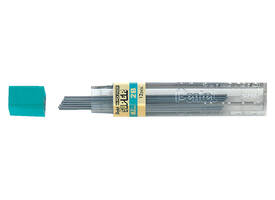 Potloodstift Pentel 2B 0.7mm zwart koker à 12 stuks