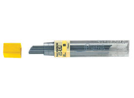 Potloodstift Pentel B 0.9mm zwart koker à 15 stuks