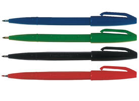 Fineliner Pentel Signpen S520 medium rood