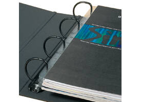Opbergstrip Djois filestrip A4 295mm 2/4rings transparant 50 stuks