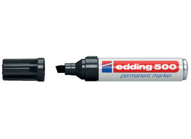 Viltstift edding 500 schuin 2-7mm zwart
