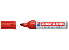 Viltstift edding 500 schuin 2-7mm rood