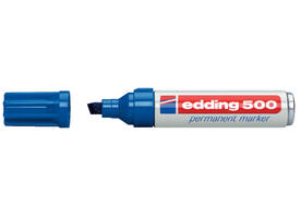 Viltstift edding 500 schuin 2-7mm blauw