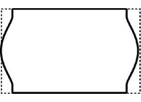 Prijsetiket 16x26mm Open-Data S14/Sato Judo permanent wit 1000 stuks