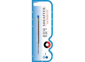Balpenvulling Sheaffer fijn blauw blister à 1 stuk
