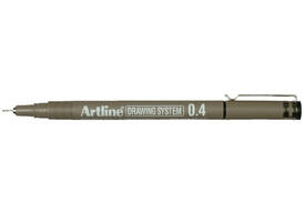 Fineliner Artline technisch 0.4mm zwart