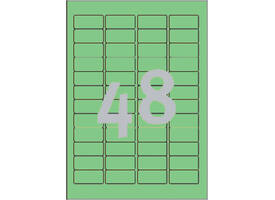Etiket Avery L6040-20 45.7x21.2mm groen 960 stuks