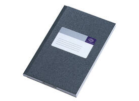 Notitieboek Djois Atlanta gelijmd 165x105mm 128blz grijs