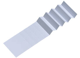 Ruiterstrook voor Djois Alzicht hangmappen 65mm wit 25 stuks