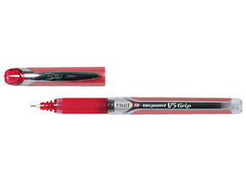 Rollerpen PILOT Hi-Tecpoint V5 Grip fijn rood
