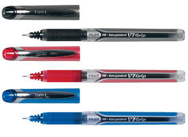 Rollerpen PILOT Hi-Tecpoint Grip V7 medium zwart