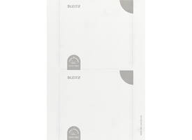 Rug-insteekkaart Leitz breed 56x190mm wit 100 stuks