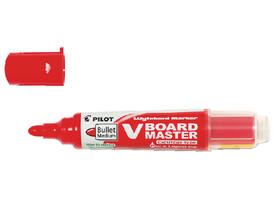 Whiteboardmarker PILOT Begreen rond medium rood
