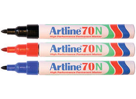 Viltstift Artline 70 rond 1.5mm zwart