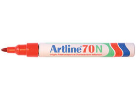 Viltstift Artline 70 rond 1.5mm rood