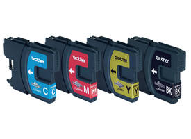 Inktcartridge Brother LC-980VALBP zwart + 3 kleuren