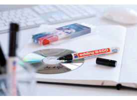 Cd marker edding 8400 rond 0.5-1.0mm rood