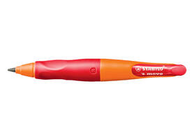 Vulpotlood STABILO Easyergo HB 3.15mm rechts oranje/rd slijper blister