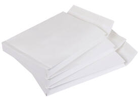 Envelop Quantore monsterzak 229x324x38mm zelfklevend wit 10 stuks