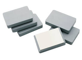 Magneet Legamaster 50x75x12mm blokmagneet