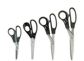 Schaar Quantore 140mm +plastic handvat zwart
