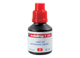 Viltstiftinkt edding T25 rood