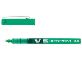 Rollerpen PILOT Hi-Tecpoint V5 fijn groen