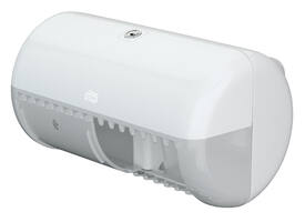 Toiletpapierdispenser Tork T4 Elevation duo wit 557000