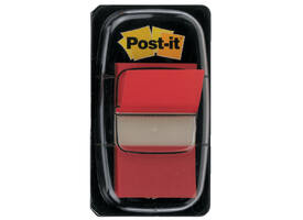 Indextabs Post-it 680 25.4x43.2mm rood 50 tabs