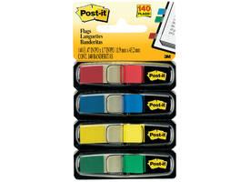 Indextabs Post-it 6834 11,9x43,1mm assorti 140 tabs